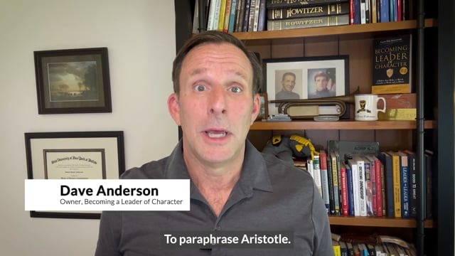 VLOG – Character – What You Practice Becomes Who You Are