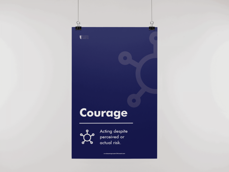 HABITS OF CHARACTER 11x17 POSTER